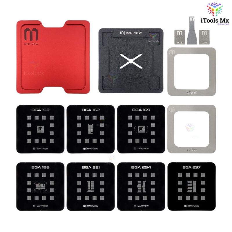 BASE MAGNETICA CON KIT DE STENCIL MARTVIEW RB-01 EMMC/EMCP/UFS BGA