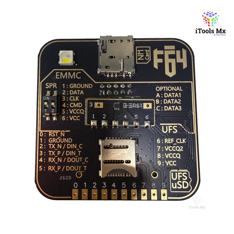 ADAPTADOR EMMC ISP PARA F64